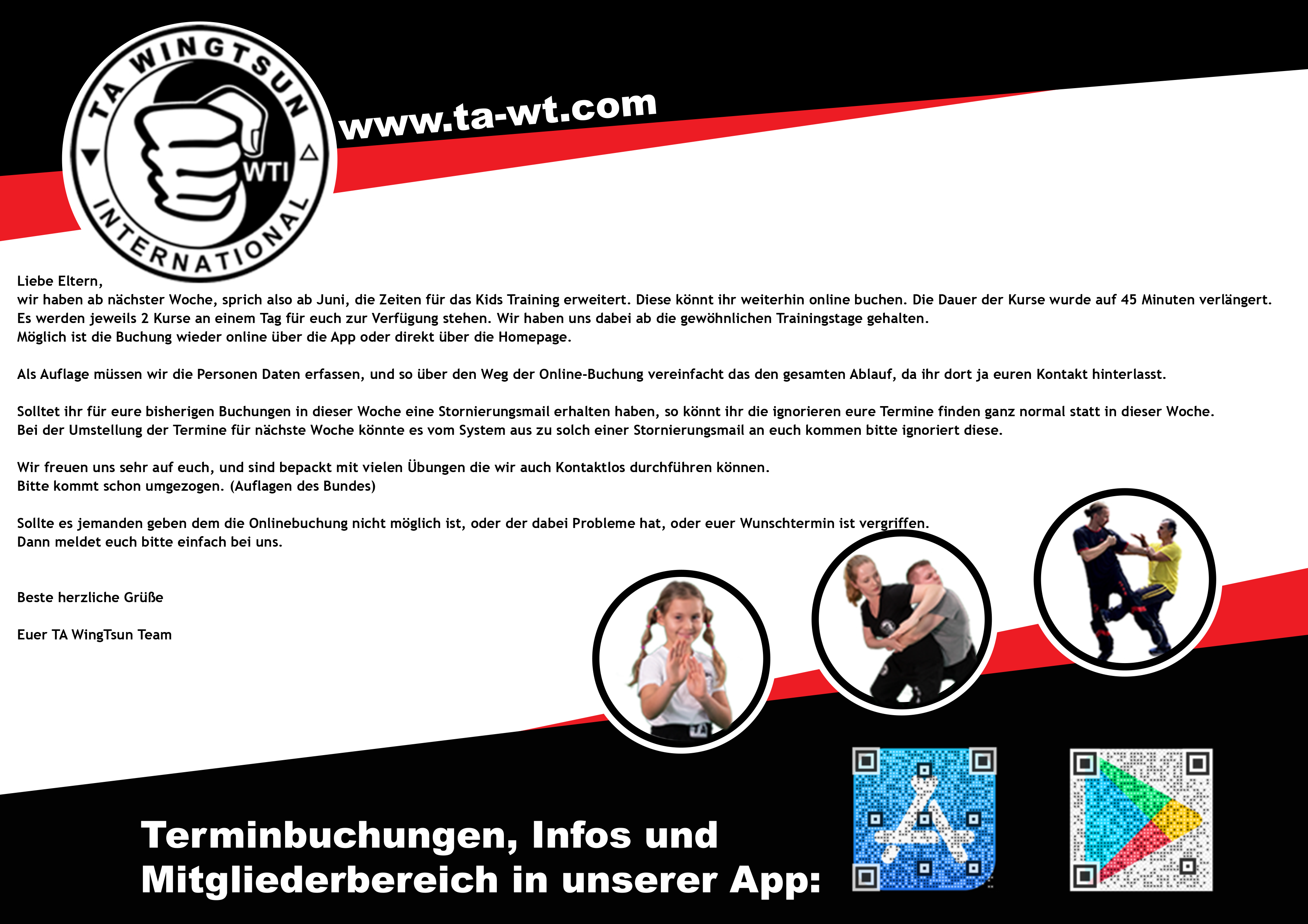 Din A4 Aushang Online Terminbuchung